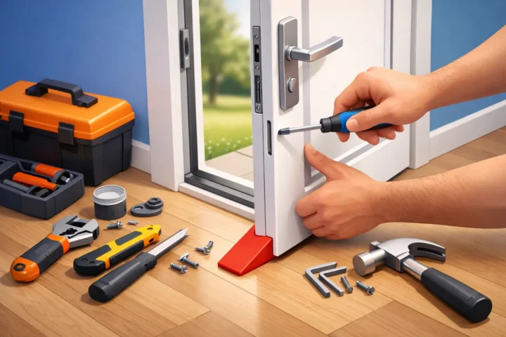 How to Fix a Sticking uPVC Door