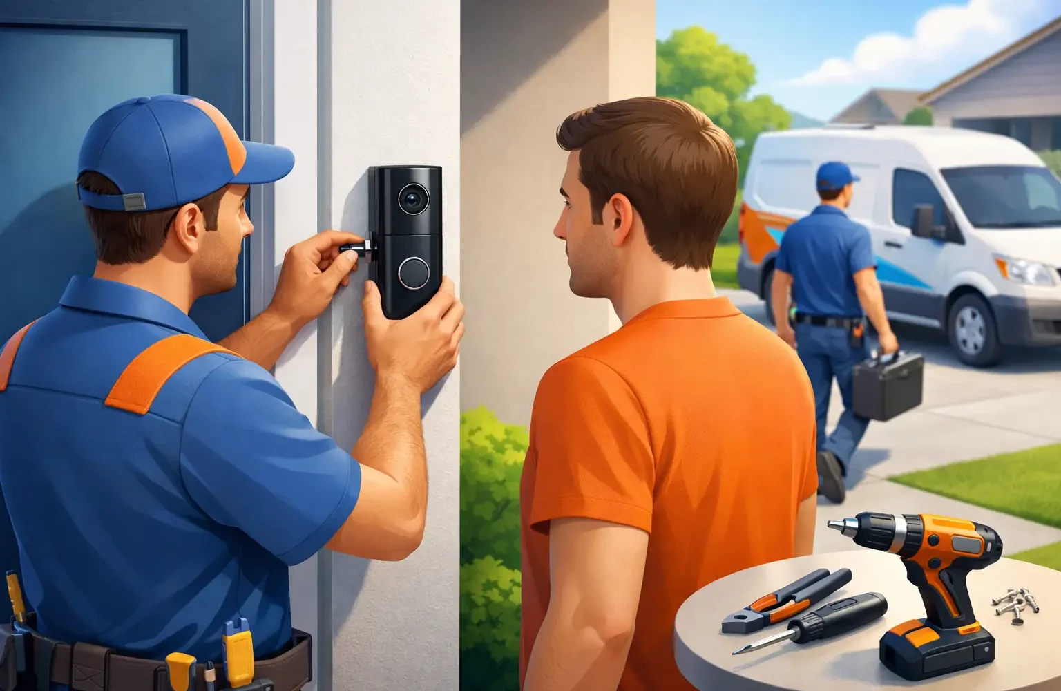 Who Installs Video Doorbells?
